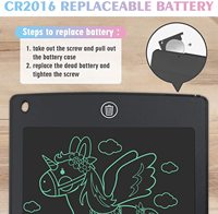 NEWYES Tablet graficzny 8.5 "Tablet LCD do pisania elektronika tablica graficzna ultra-cienkie przenośne podkładki do pisania ręcznego z piórem prezenty dla dzieci 6